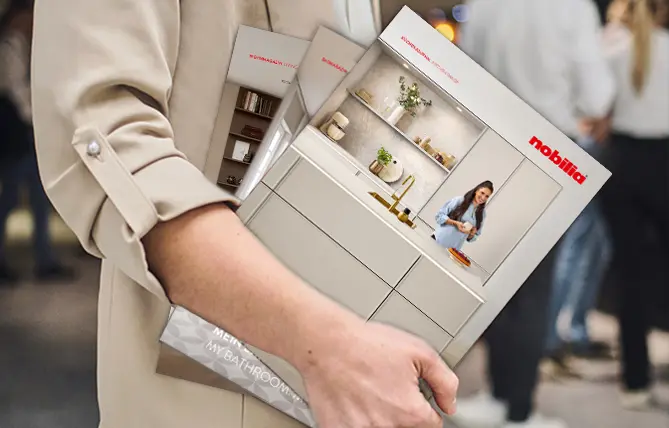 Catalogues and brochures for kitchen planning