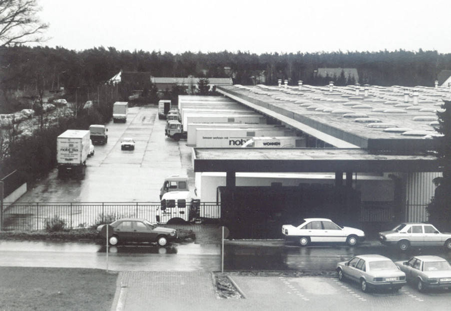 1985: Fábrica de nobilia vieja en Avenwedde