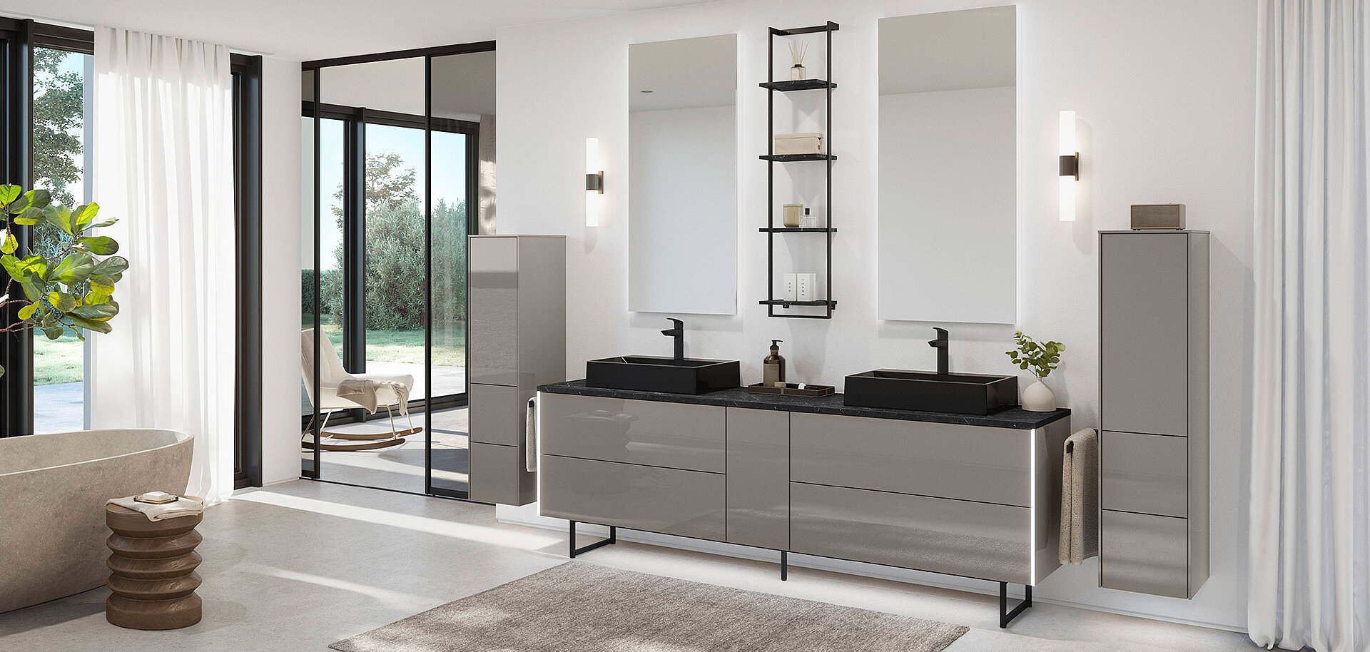 Front 513, Lacquer, taupe gray high gloss