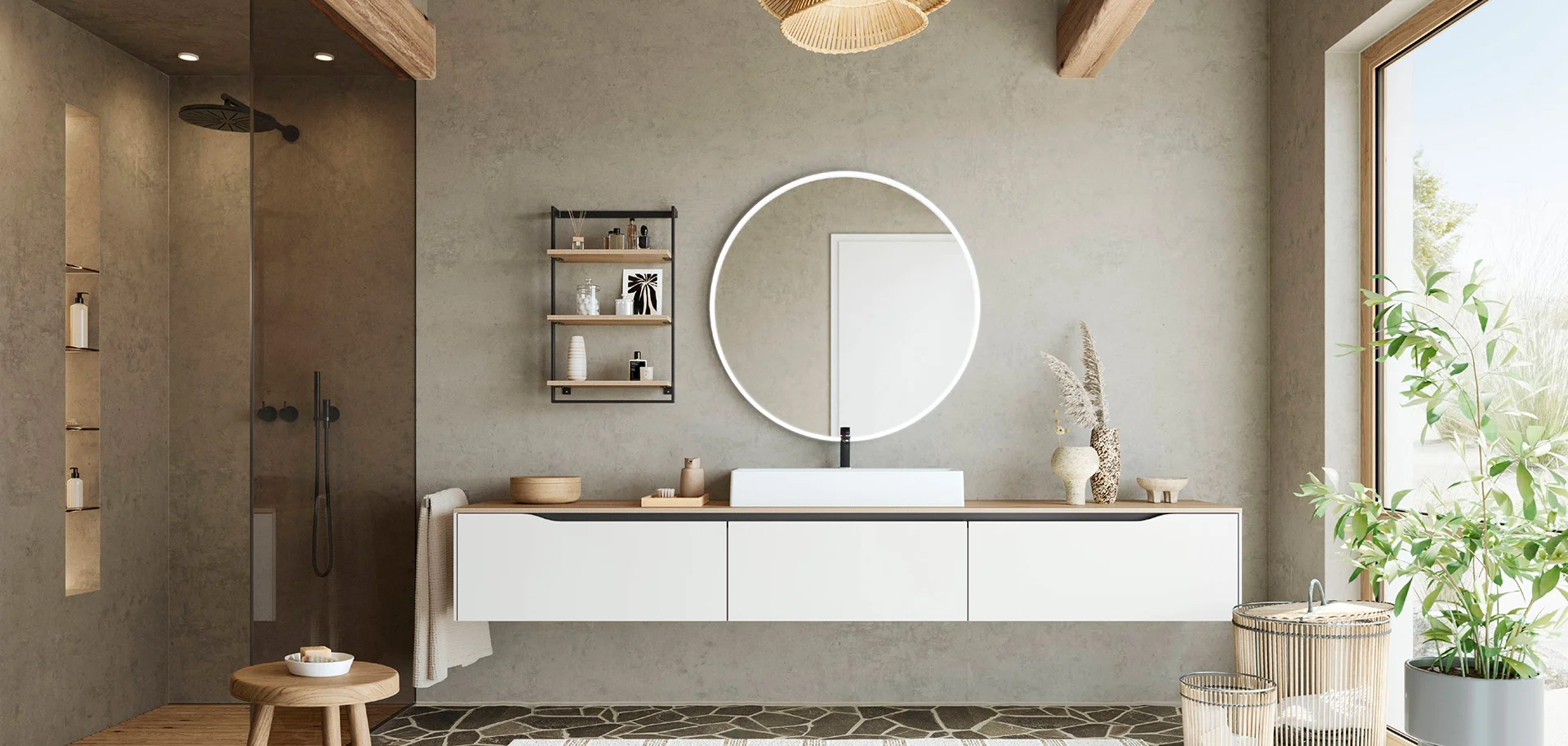 Front 490, Premium honed alpine white