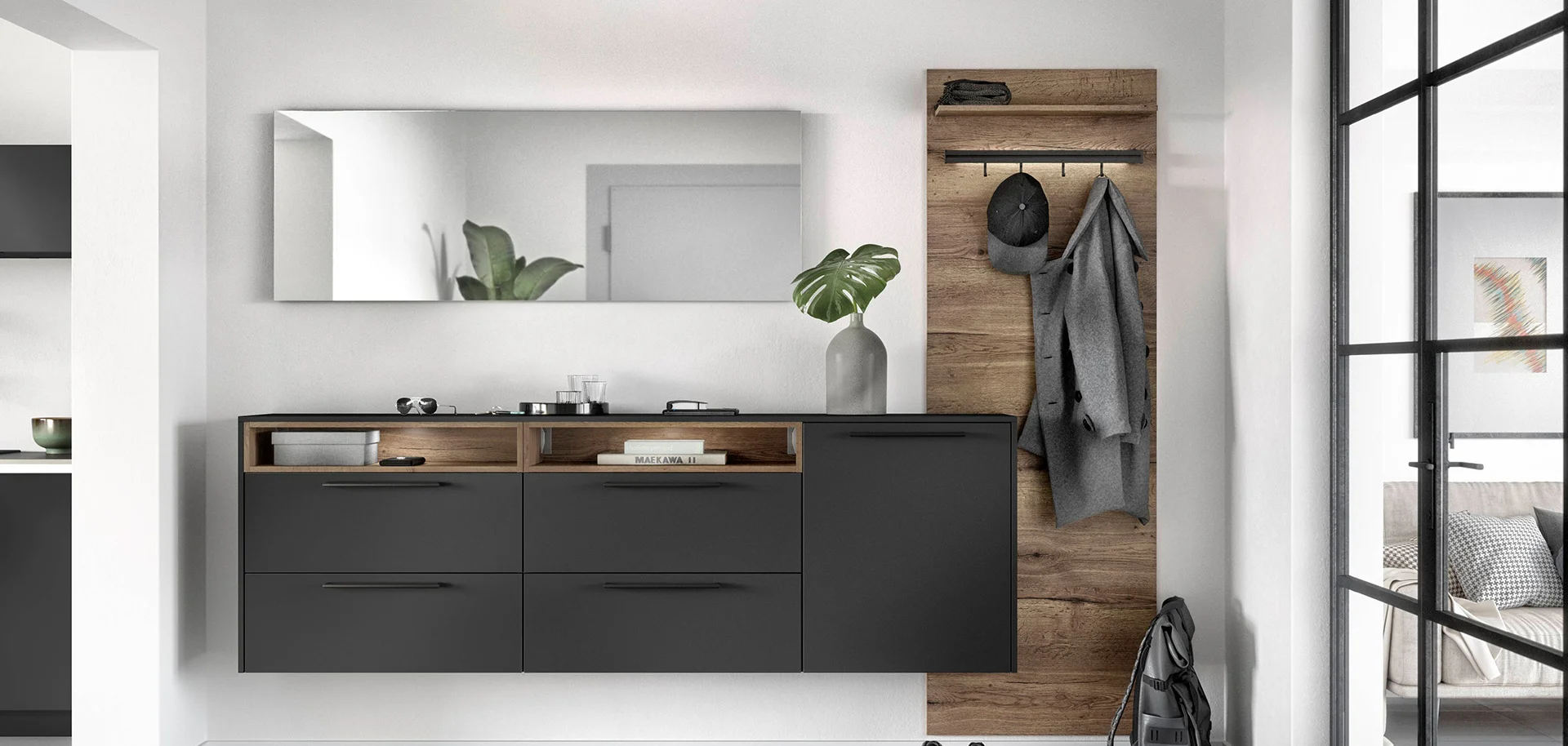 Front 961, Czarny grafitowy, matowy