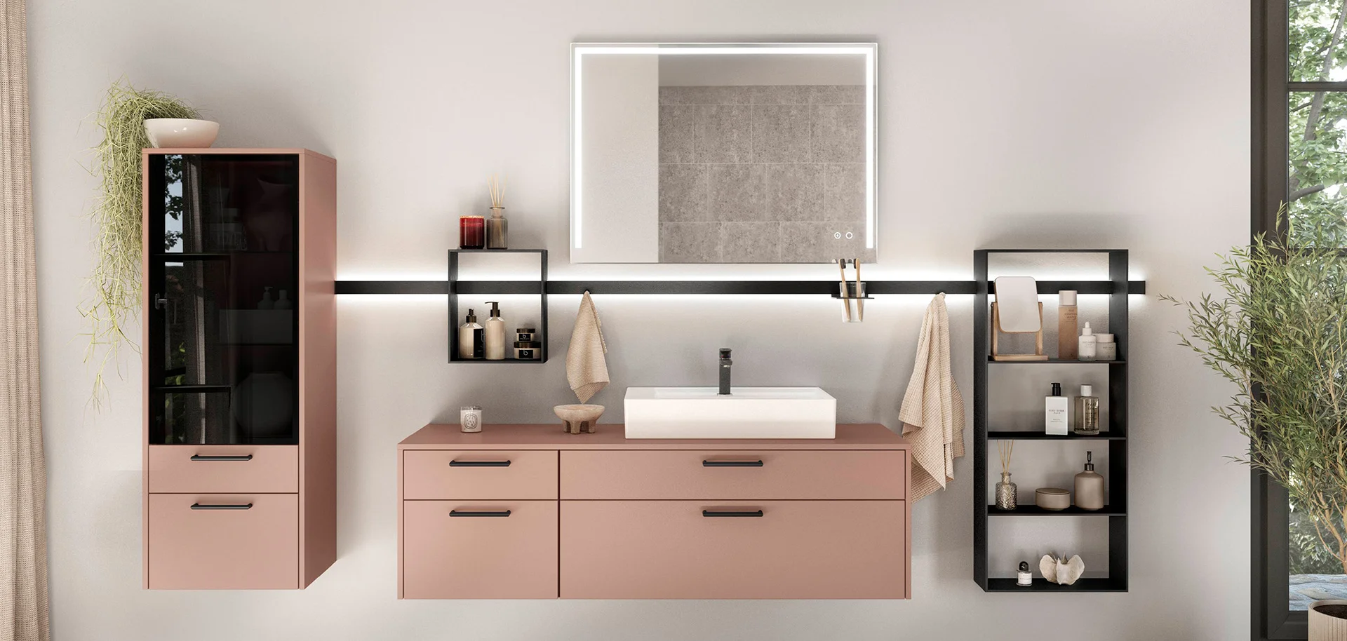 Frente 492, Coral premium mate