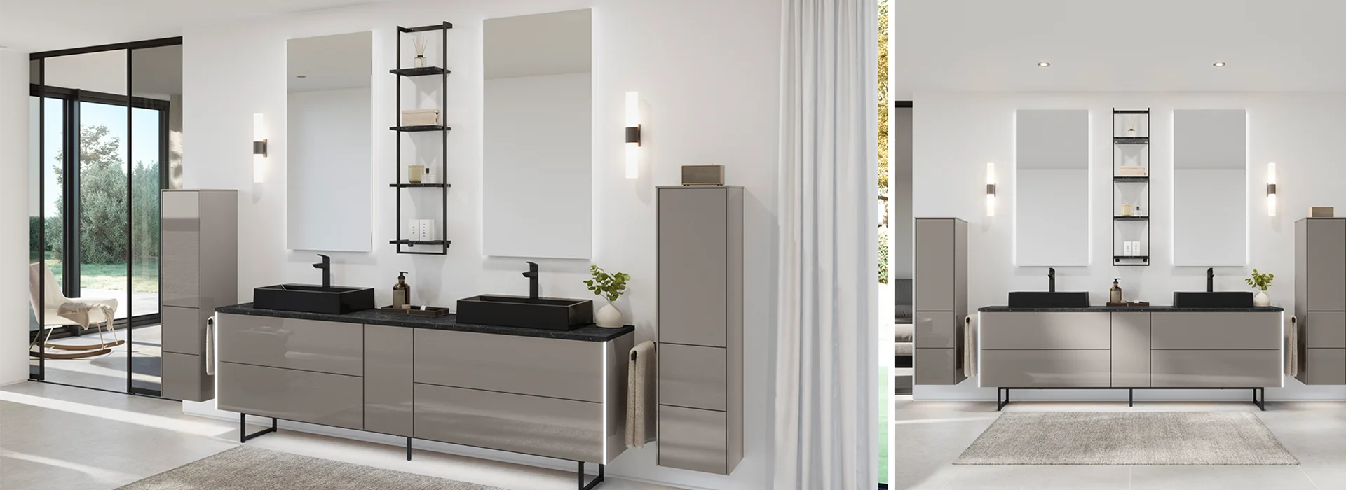 Bathroom in the new Novalux 513 front.