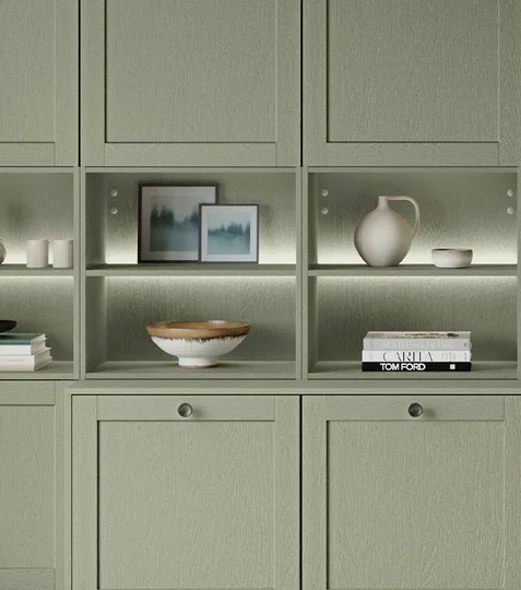 FRAME 617, Laminátový lak, struktura dřeva olivová (#3)