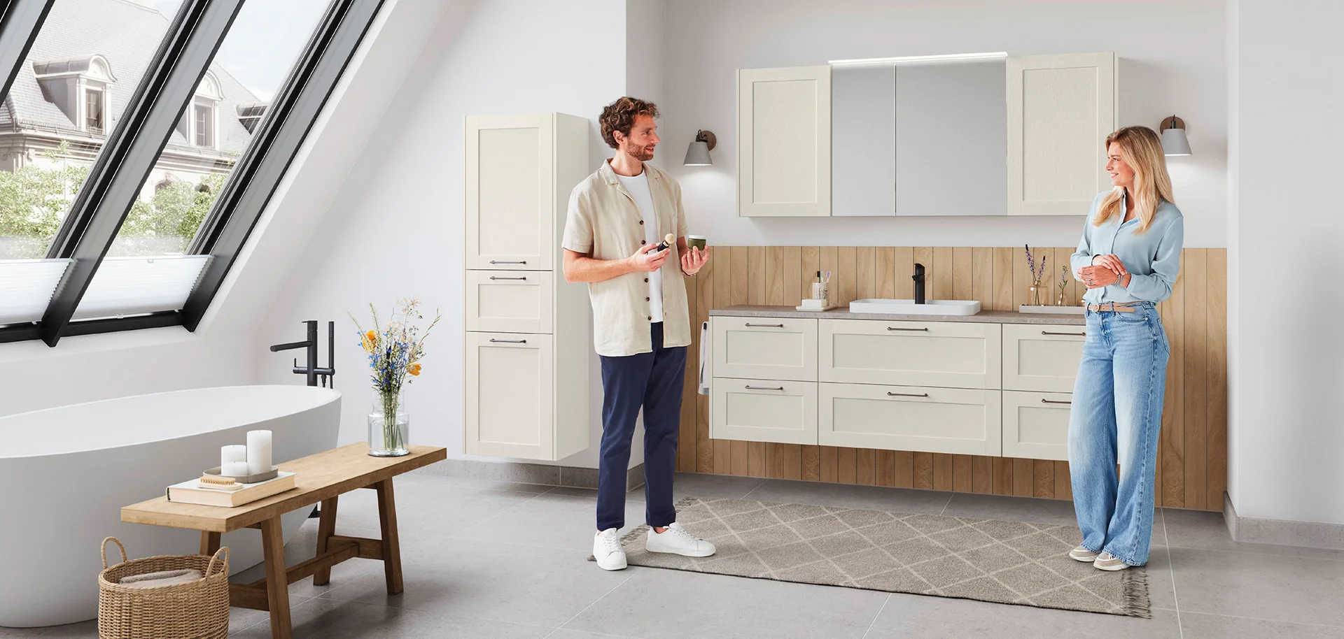 Façade 613, Structure en bois blanc