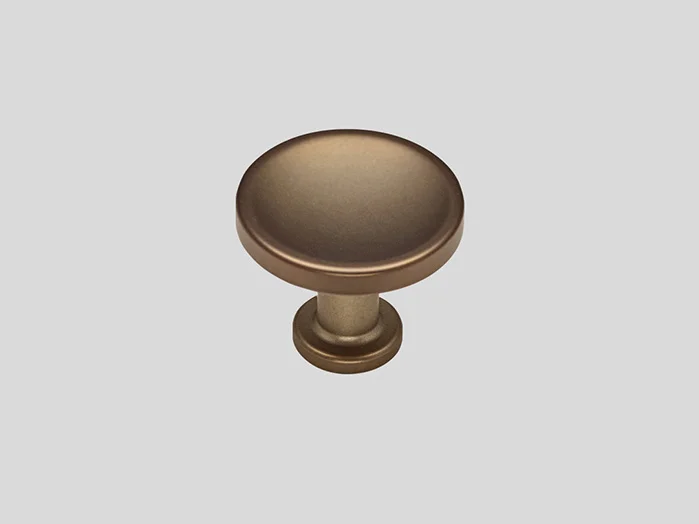 831 - Metal knob, Bronze metallic colour