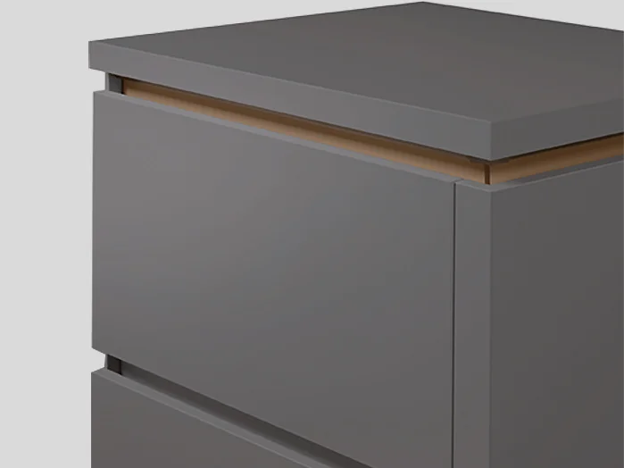 012 - Recessed Handle (LINE N), Bronze metallic colour