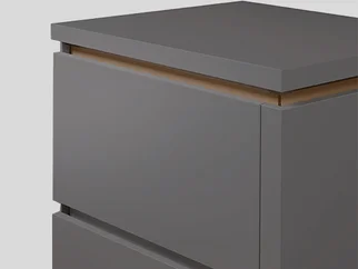  Maniglia 012, Maniglia a gola (LINE N), Bronzo metallizzato colorato 