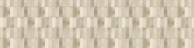Küchenrückwand im Dekor Fliese Vintage creme 474 mit kleinteiligem Fliesenmuster in hellen Cremetönen