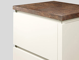  Handle 004, Recessed Handle (LINE N), White 