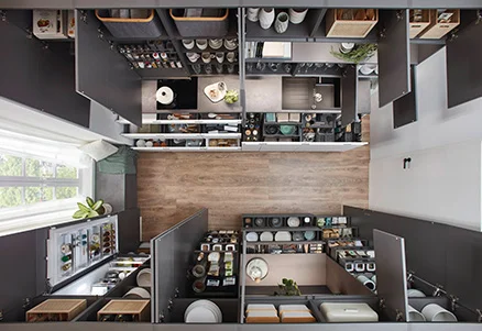 ie werden begeistert sein, wie viel mehr Platz Sie in einer nobilia Küche haben.