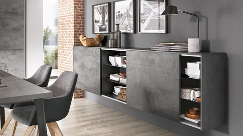 RIVA 889, Finutura cemento grigio ardesia (#4)