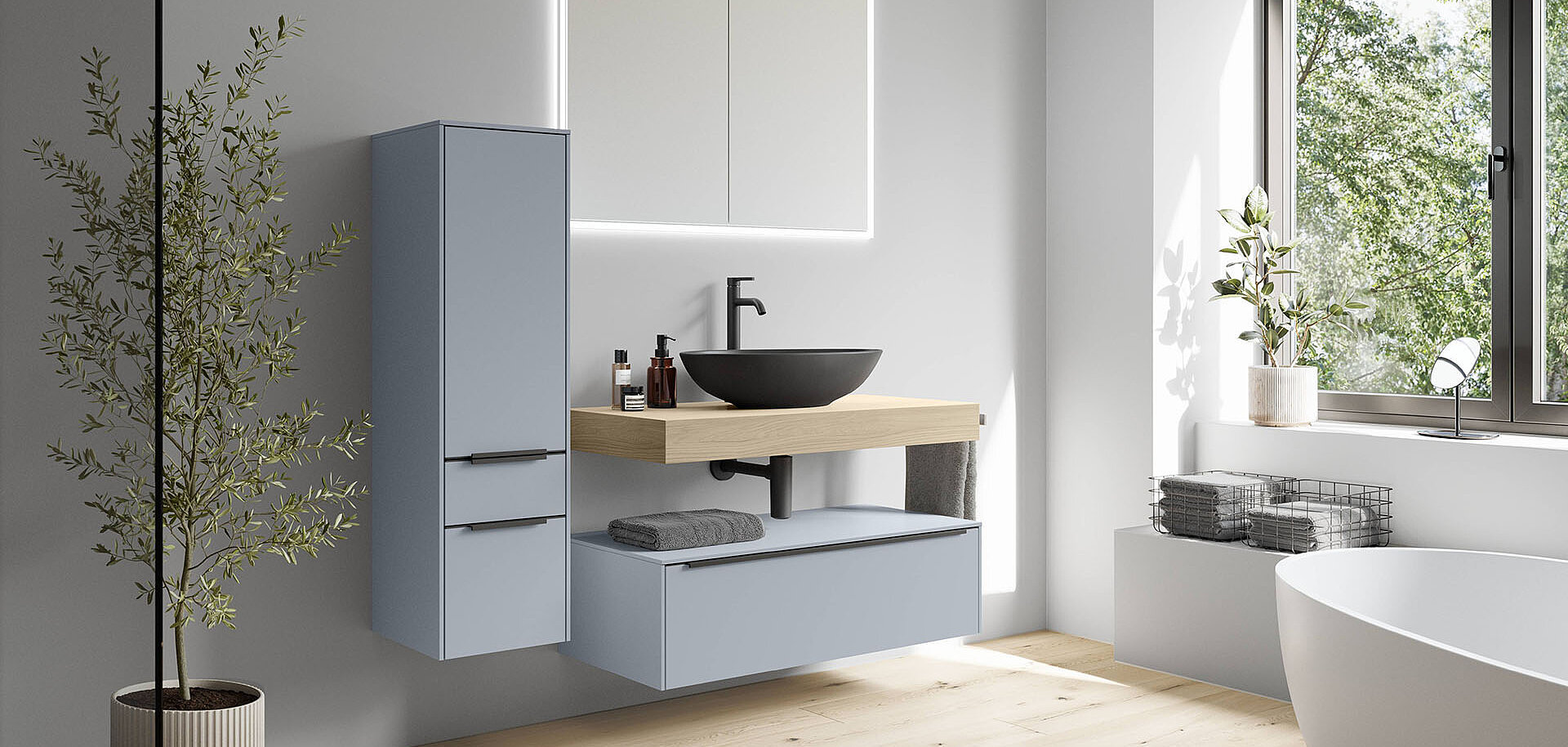 Frente 485, Celeste premium mate