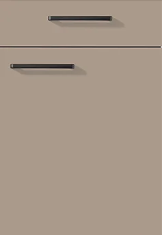 Macchiato Front in Mattoptik mit klarer Linienführung – vielseitig einsetzbar in Küche, Bad und Wohnbereich.