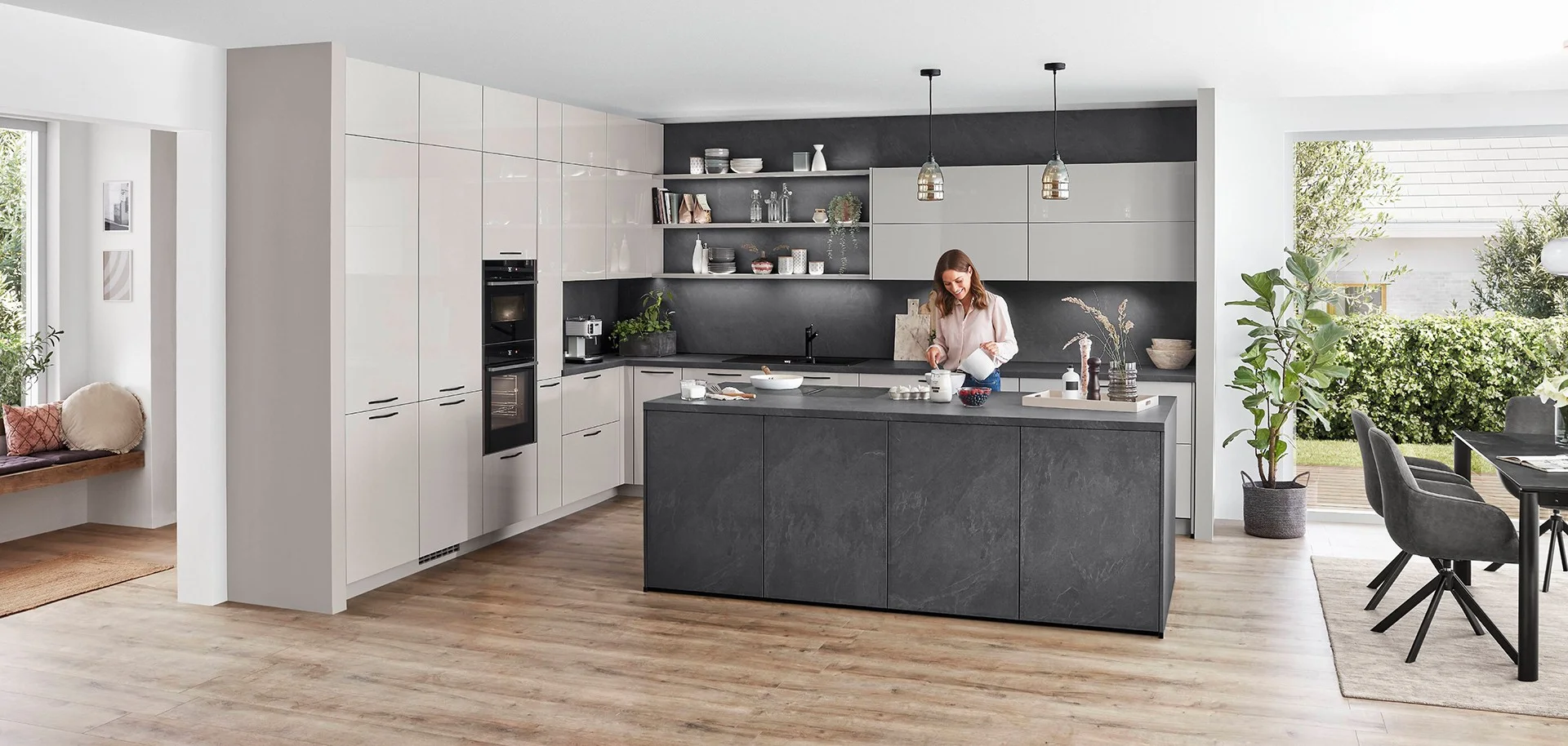 Façade 519, Gris soie brillant