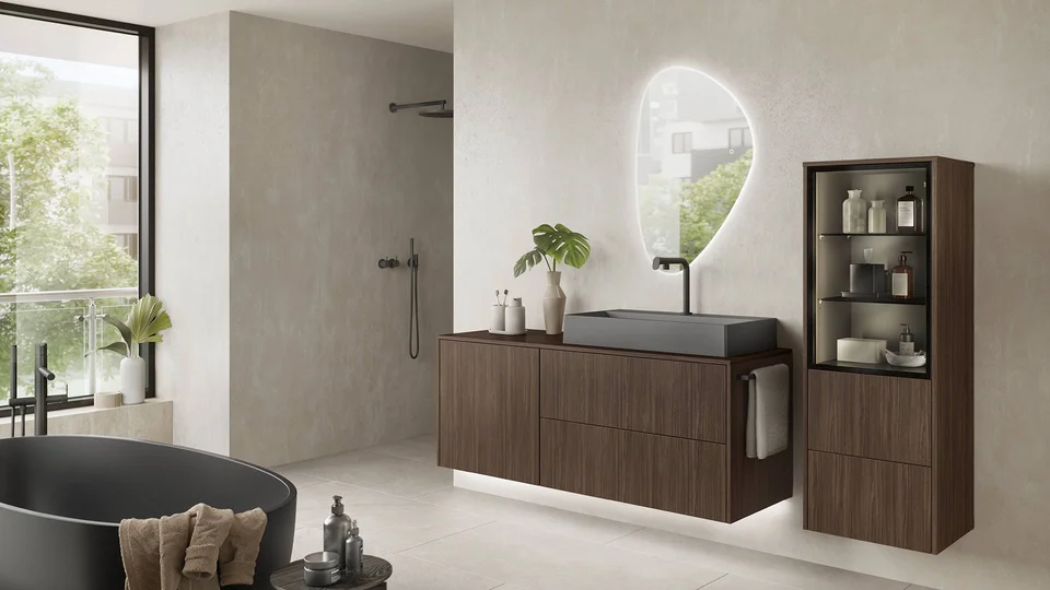 STRUCTURA 407 - Orzech Milano, imitacja