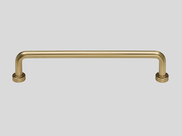 257 - Metal handle, Yellow gold-coloured