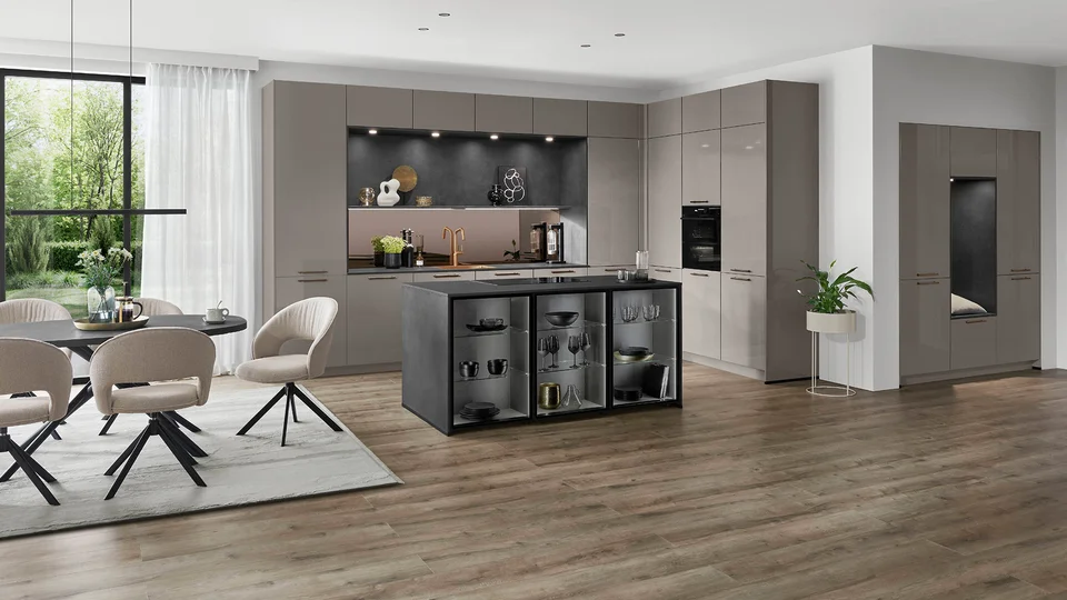 NOVALUX 513 - Lacquer, taupe gray high gloss