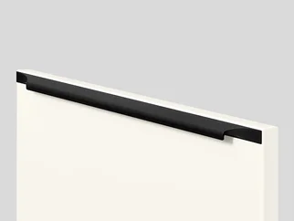  Greep 990, Opschroefbare greeplijst, Zwart Mat 