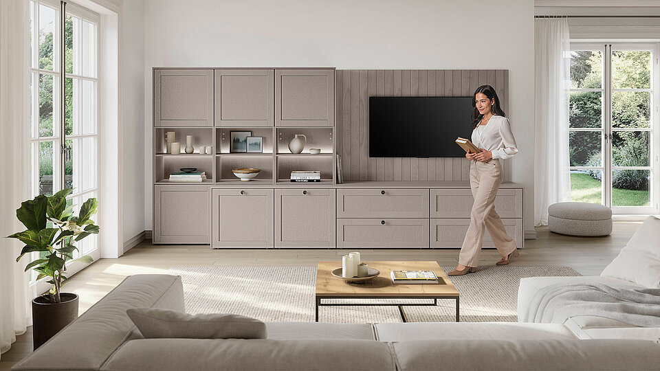 FRAME 619 - Lacklaminat, Holzstruktur Macchiato