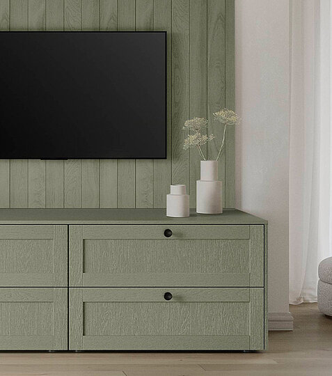 FRAME 617, Lacklaminat, Holzstruktur Olive (2)