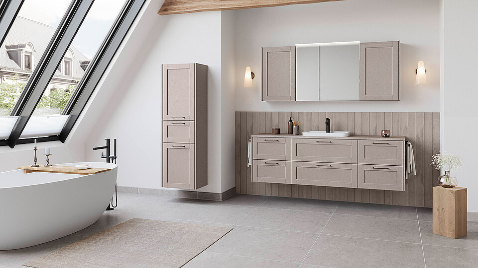 FRAME 619 - Stratifié laqué, structure bois Macchiato