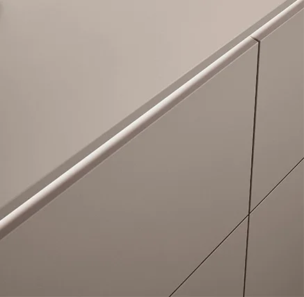 LINE One Griffmulde in Detailansicht. 