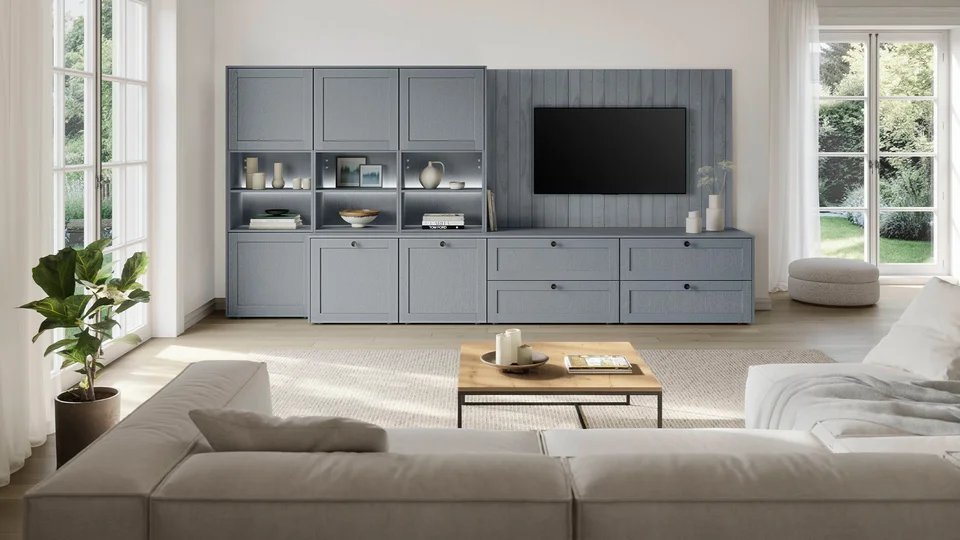 FRAME 614 - Stone blue wood texture