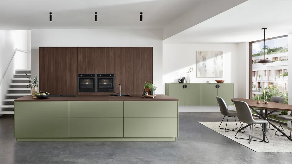 STRUCTURA 407 - Milano walnut reproduction