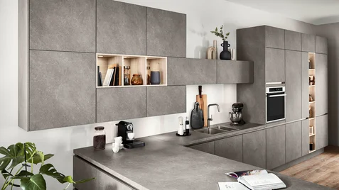 STONEART 305, Decor basalt taupe grijs (#1)