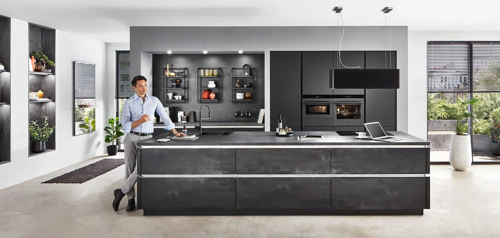 LASER 463 - Decor zwart beton, 2