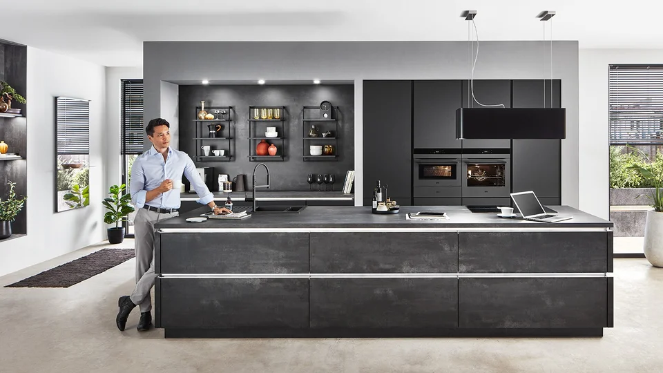 LASER 463 - Finitura nero calcestruzzo