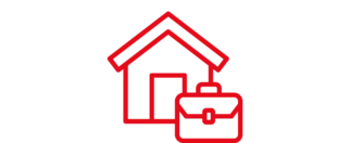 Büro & Verwaltung Stellenangebote Icon Mobiles Arbeiten 