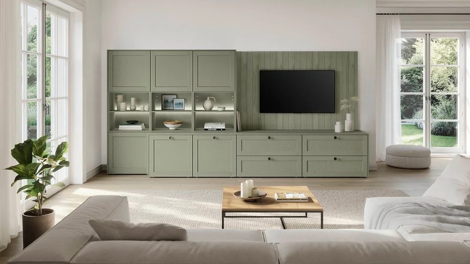 FRAME 617 - Laminátový lak, struktura dřeva olivová