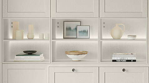 FRAME 613, Holzstruktur Weiß (1)