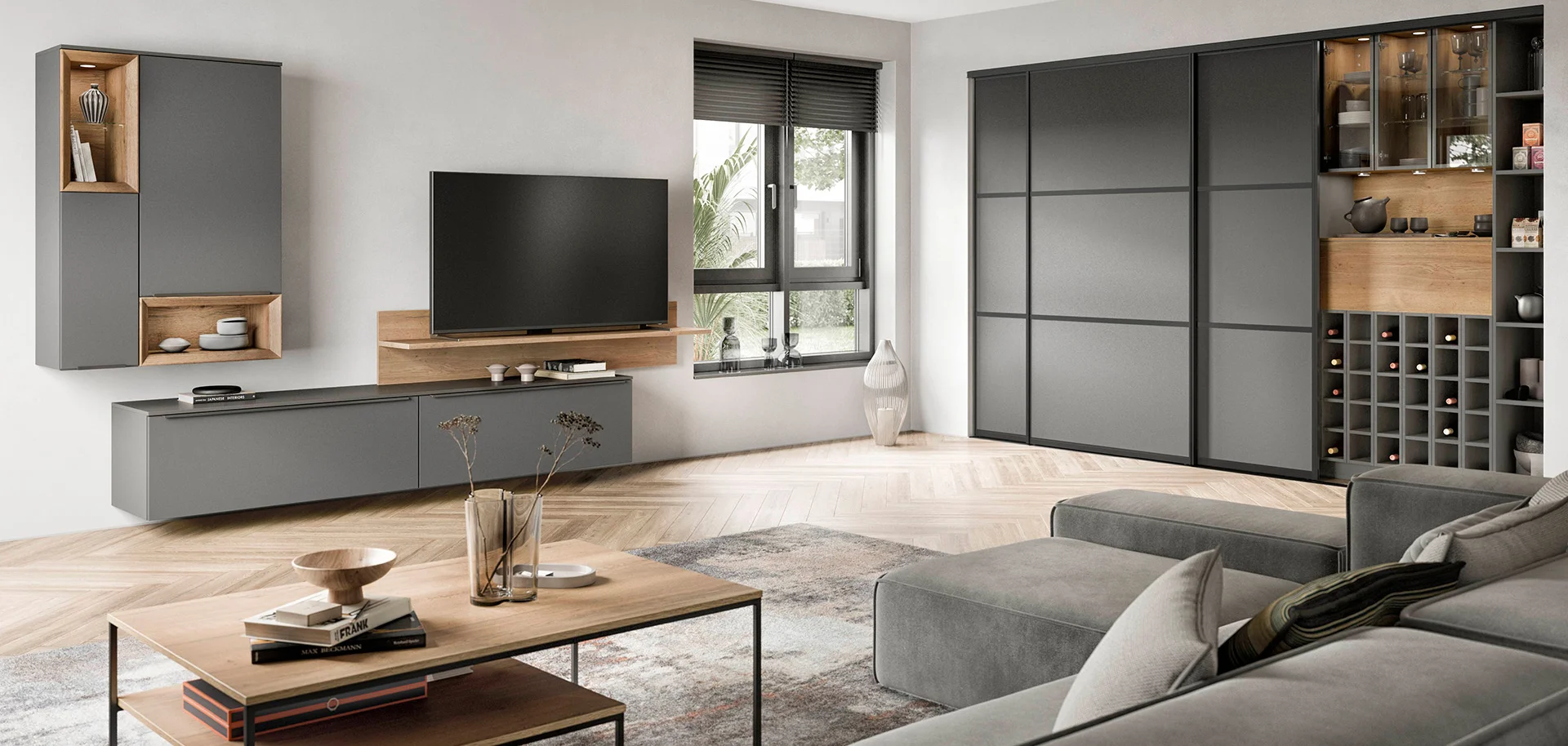 Façade 491, Gris ardoise mat premium