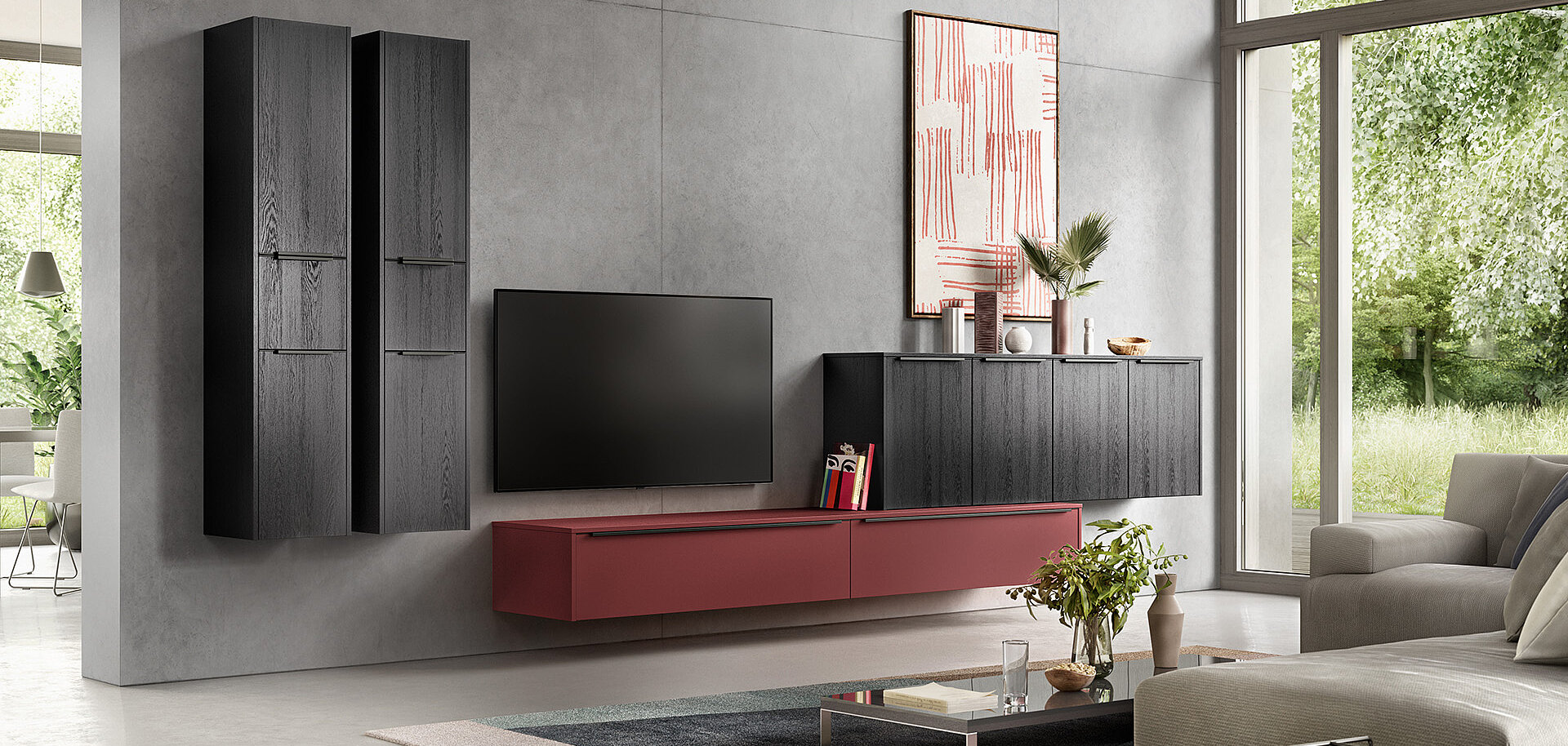 Façade 403, Décor chêne Nero