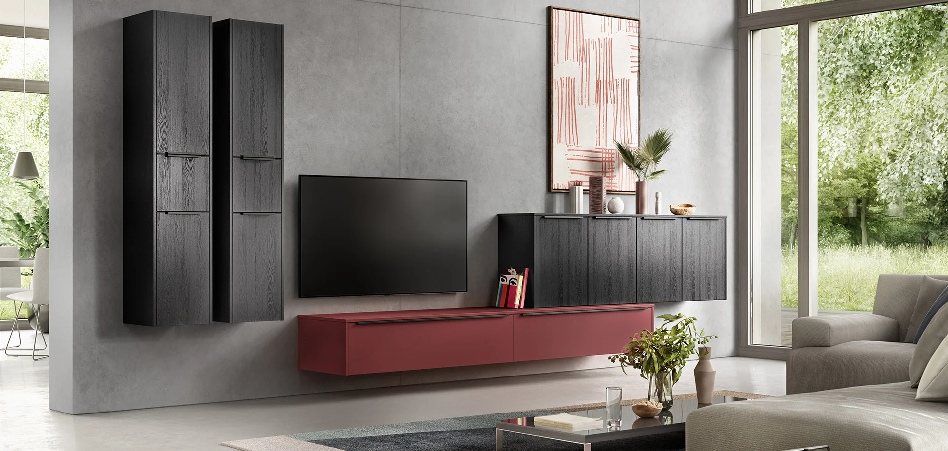 Anta 403, Finitura rovere Nero