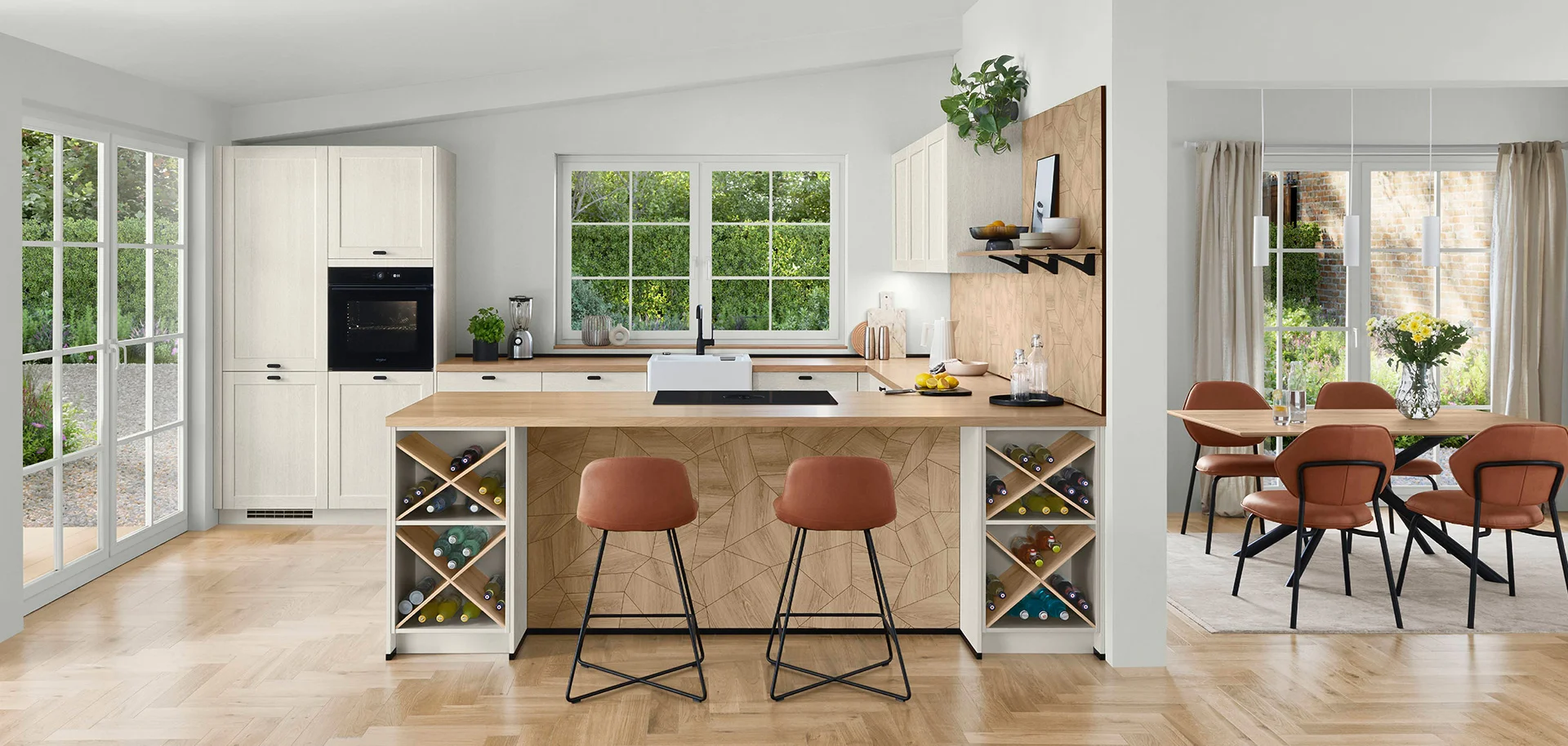 Front 613, Wit houtstructuur