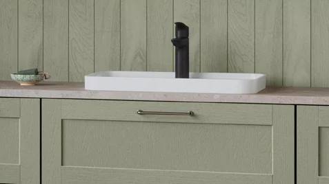 FRAME 617, Lacklaminat, Holzstruktur Olive (#4)