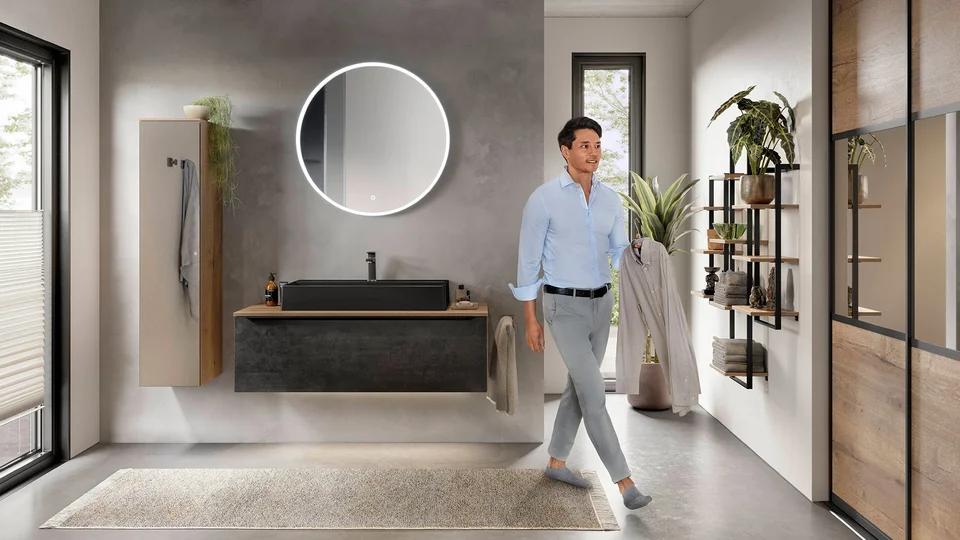 LASER 463 - Décor béton noir