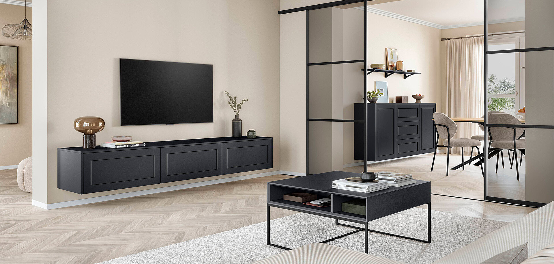 Front 791, Lack, Schwarz Perfect matt