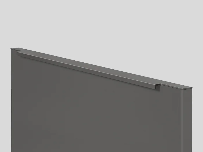 730 - Bar handle, Slate grey