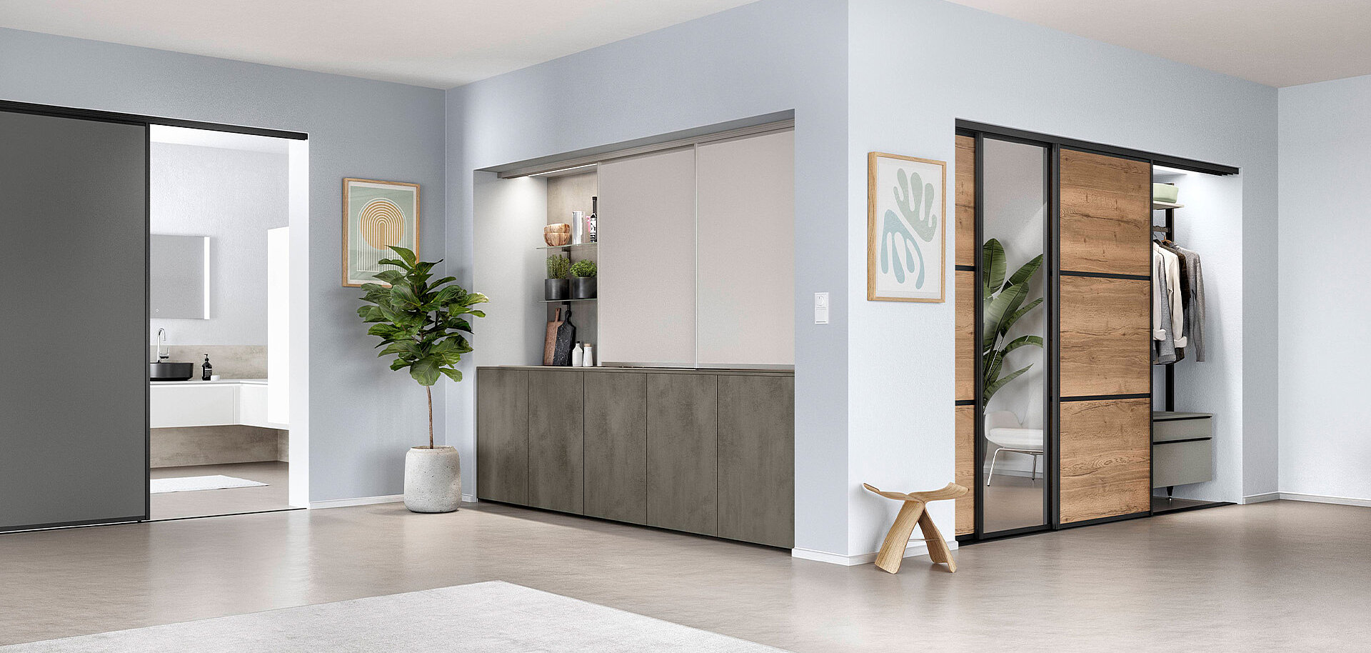Front 839, Concrete Terra grey reproduction
