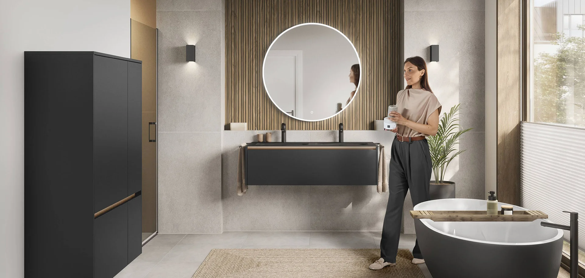 Façade 496, Noir mat premium