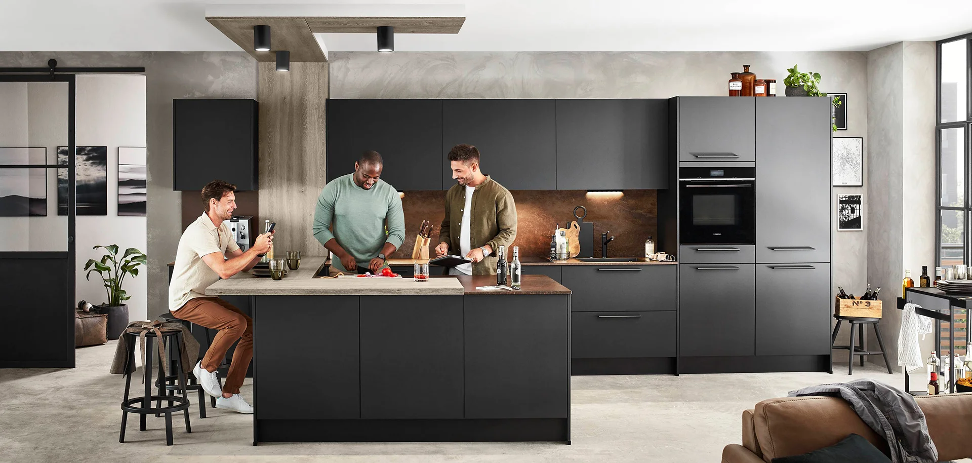 Façade 961, Noir graphite ultra-mat