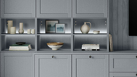 FRAME 614, Holzstruktur Steinblau (2)