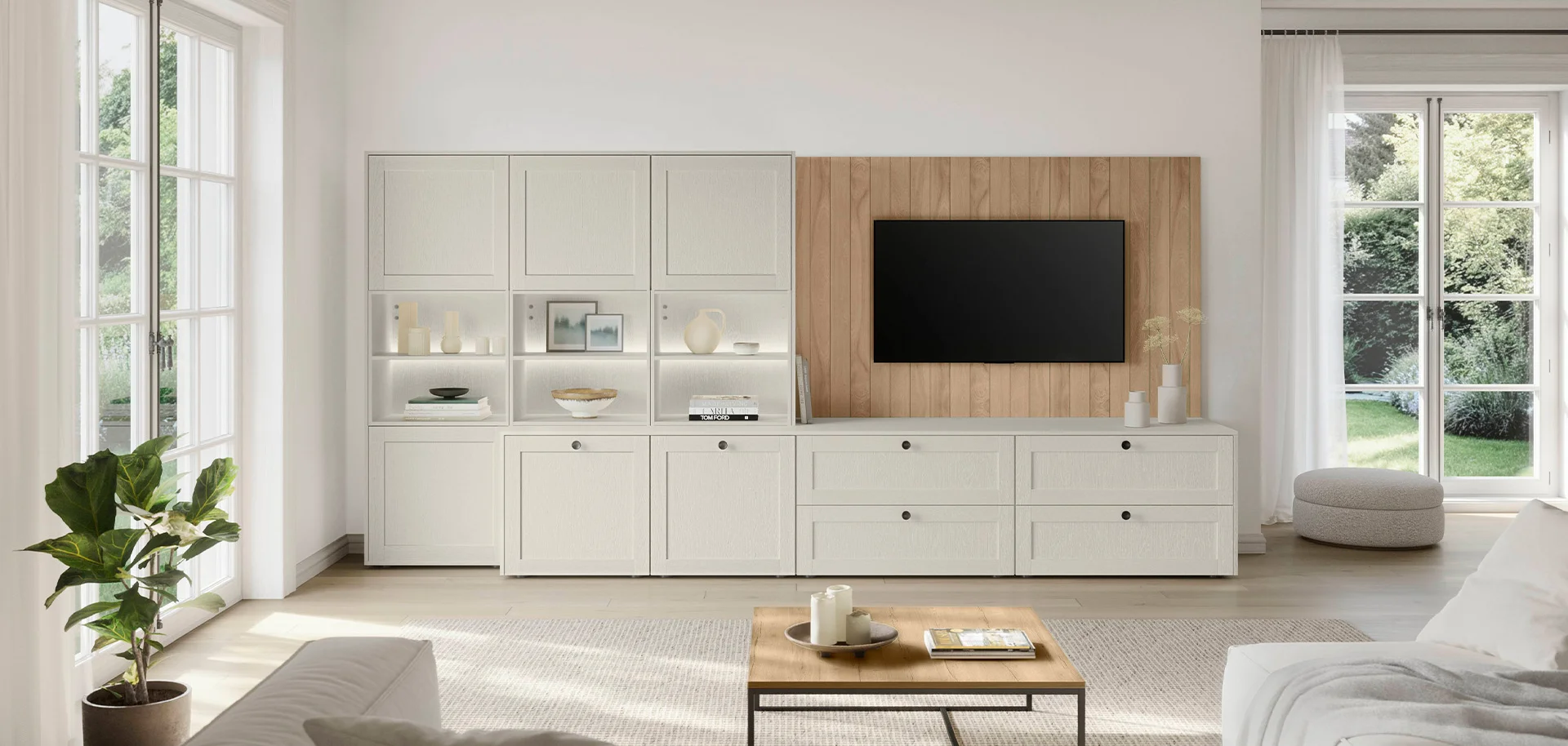 Front 613, White wood texture