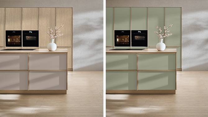 Japandi Stil Sakura für die Küche.