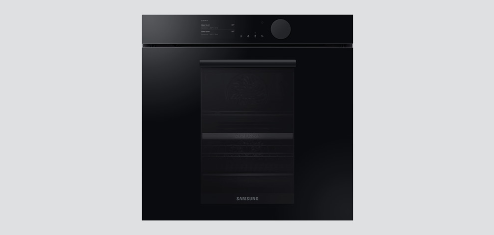 Samsung Einbaubackofen NV75T8579RK EG mit Pyrolyse, 9 Dual Cook Heizarten